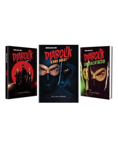 La trilogia di romanzi di Diabolik.