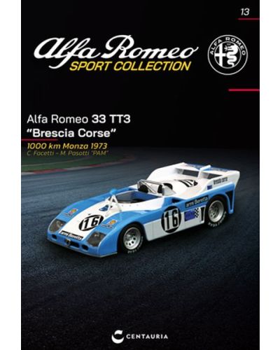 Alfa Romeo 33 TT3 "Brescia Corse" - 1000 km Monza 1973 - C. Facetti - M. Pasotti "PAM"