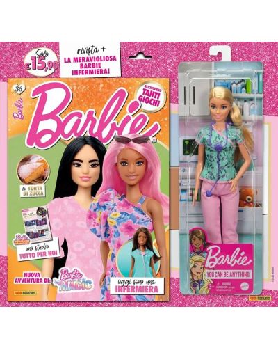 Magazine N° 36 + Una meravigliosa Barbie infermiera