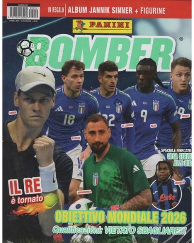 BOMBER: La rivista ufficiale Panini sul calcio