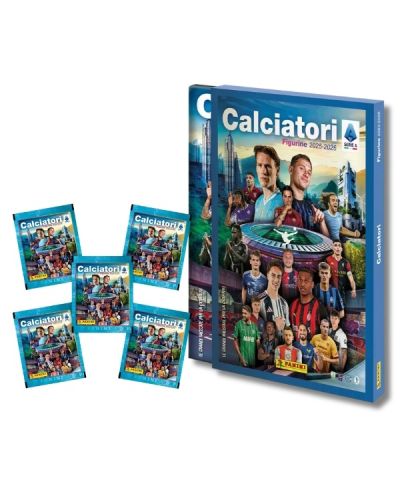 Album cartonato + 5 bustine (35 figurine)