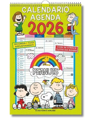Calendario Peanuts 2026