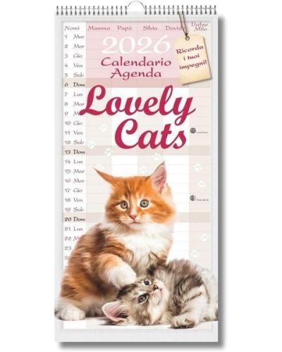 Calendario Lovely Cats 2026