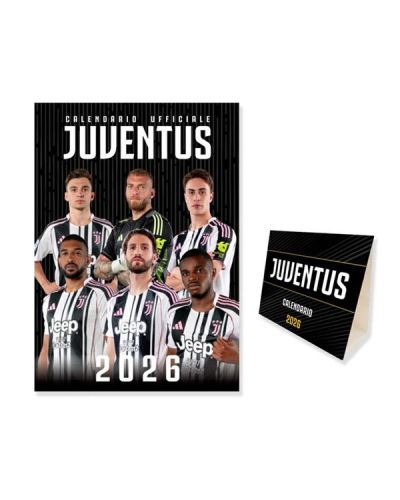 Set Calendario verticale + Calendario da Tavolo Juventus 2026