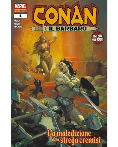 Fumetto di Conan il Barbaro, La maledizione della strega cremisi