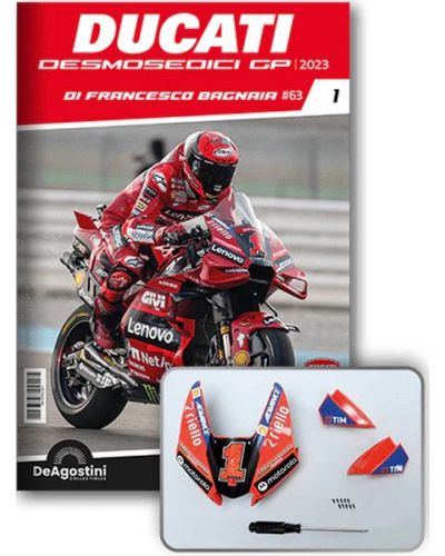 Costruisci la Ducati Desmosedici GP23 di Pecco Bagnaia