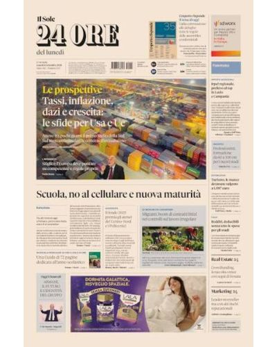 Ediz. di Lunedì 08 Settembre 2025