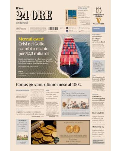 Ediz. di Lunedì 23 Marzo 2026