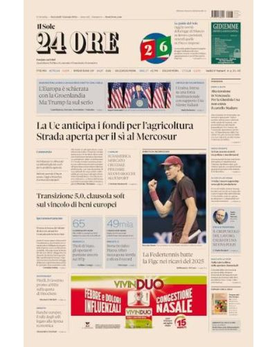 Ediz. di Mercoledì 07 Gennaio 2026