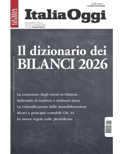 Il dizionario dei bilanci 2026