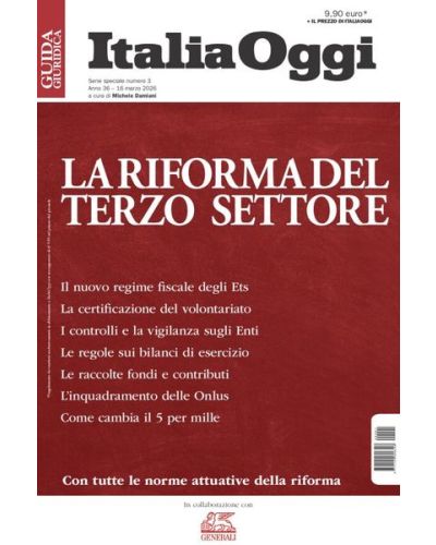 La riforma del terzo settore