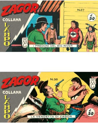 (11.11.62) I predoni del Big River, (25.11.62) La vendetta di Zagor