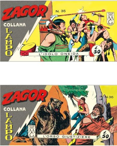 (14.10.62) L’idolo Oneida, (28.10.62) L’orso giustiziere