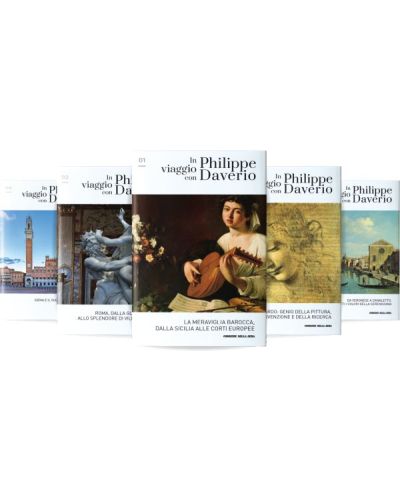 I volumi della collana In Viaggio con Philippe Daverio.