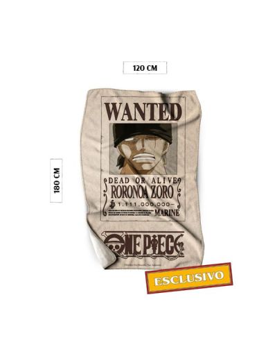 Plaid Ufficiale One Piece (Soggetto Zoro)