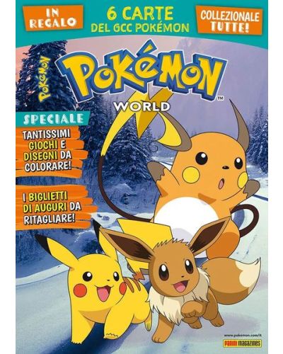 Numero 06 / 2025 + 2 bustine con 6 card Pokémon