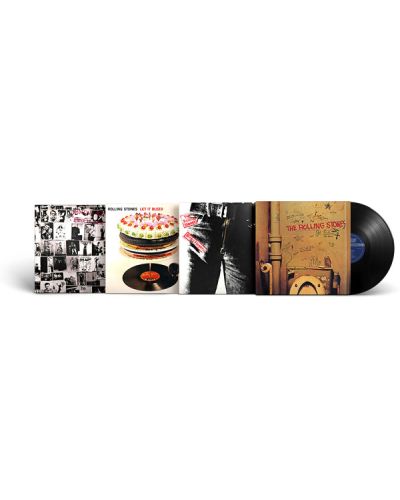 I dischi in vinile della Rolling Stones Vinyl Collection.