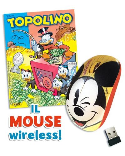 Topolino N° 3671 + Mouse ottico Wireless