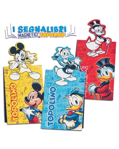 Disney Topolino presenta I segnalibri magnetici di Topolino