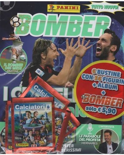 BOMBER: La rivista ufficiale Panini sul calcio