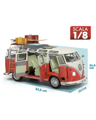 Costruisci il Volkswagen T1 Bulli in scala 1:8