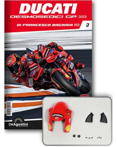 Costruisci la Ducati Desmosedici GP23 di Pecco Bagnaia