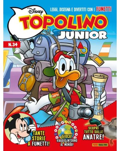 Numero 34 + Set penne di Topolino