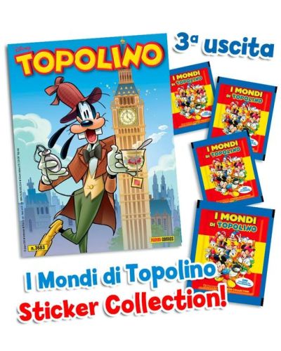 Topolino N° 3683 + 4 Bustine figurine (24 figurine)
