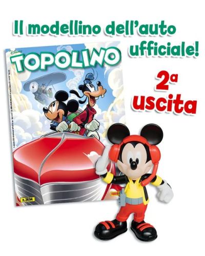 Topolino N° 3694 + Parti auto + Topolino Team Manager