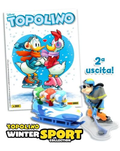 Disney Topolino presenta Statuine sport olimpici invernali