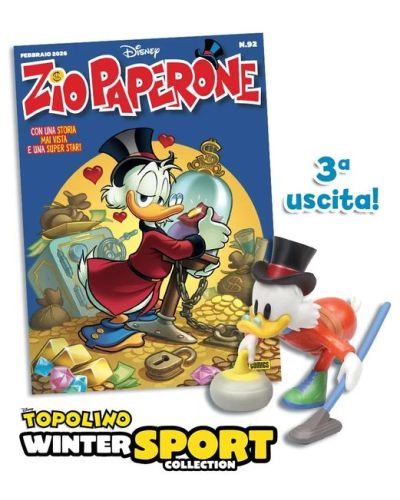 Disney Topolino presenta Statuine sport olimpici invernali