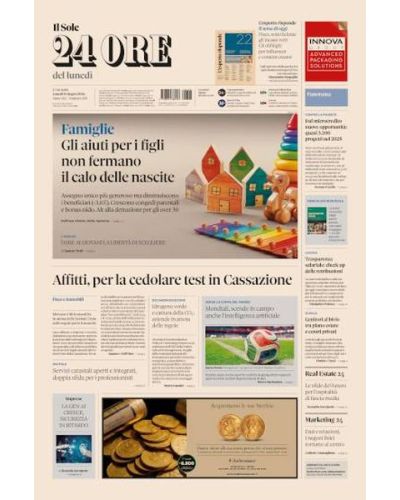 Ediz. di Lunedì 08 Giugno 2026
