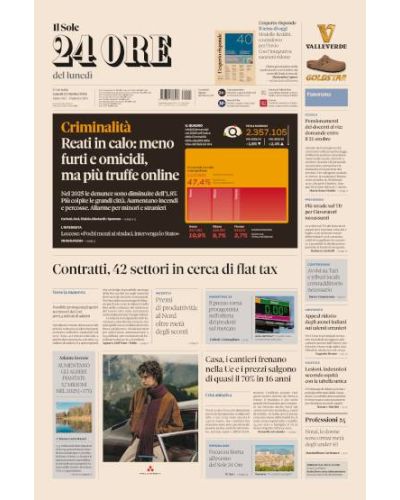 Ediz. di Lunedì 12 Ottobre 2026