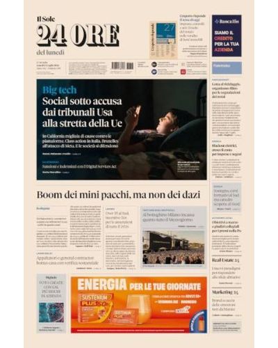 Ediz. di Lunedì 13 Luglio 2026