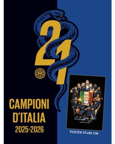 Poster Inter Campione d'Italia 2025/2026