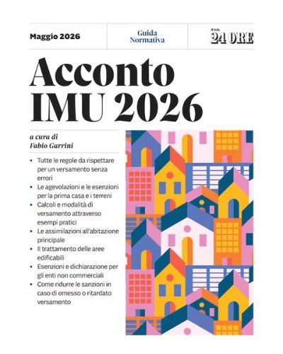 Acconto IMU 2026 (Maggio 2026)