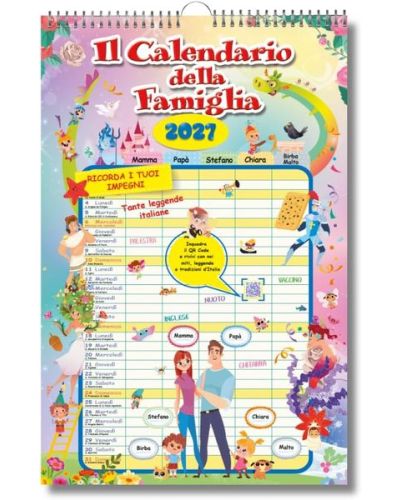Il calendario della famiglia 2027