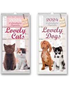 Calendari Agende - Cuccioli di cani e Cuccioli di Gatti