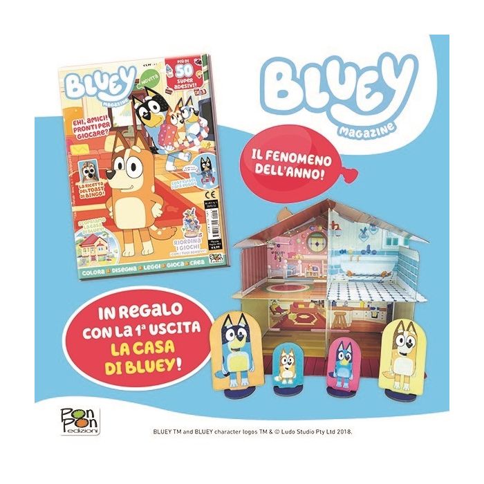 Bluey - Magazine in edicola (Pon Pon Edizioni)