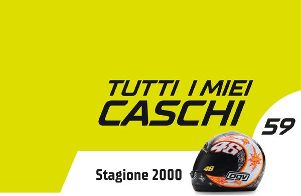 8H Suzuka 2000 - Valentino Rossi - Tutti i miei caschi