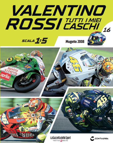 Mugello 2008 - Valentino Rossi - Tutti i miei caschi