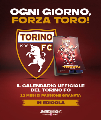 Calendario Ufficiale FC Torino 2026 - Verticale