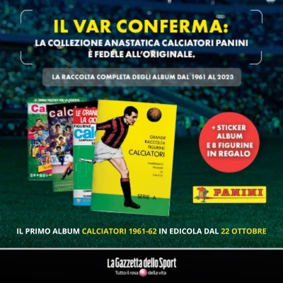 La collezione anastatica degli Album Calciatori Panini