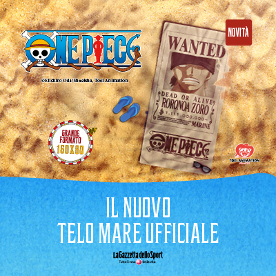 One Piece - Telo mare Zoro