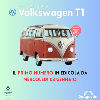Costruisci il Volkswagen T1 Bulli in scala 1:8