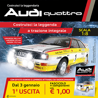 Costruisci la leggendaria Audi quattro