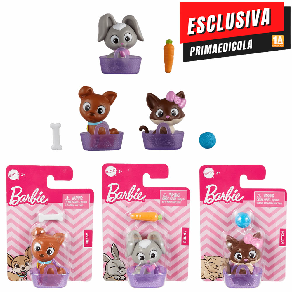 MATTEL GAMES - Barbie Pets - Esclusiva PrimaEdicola