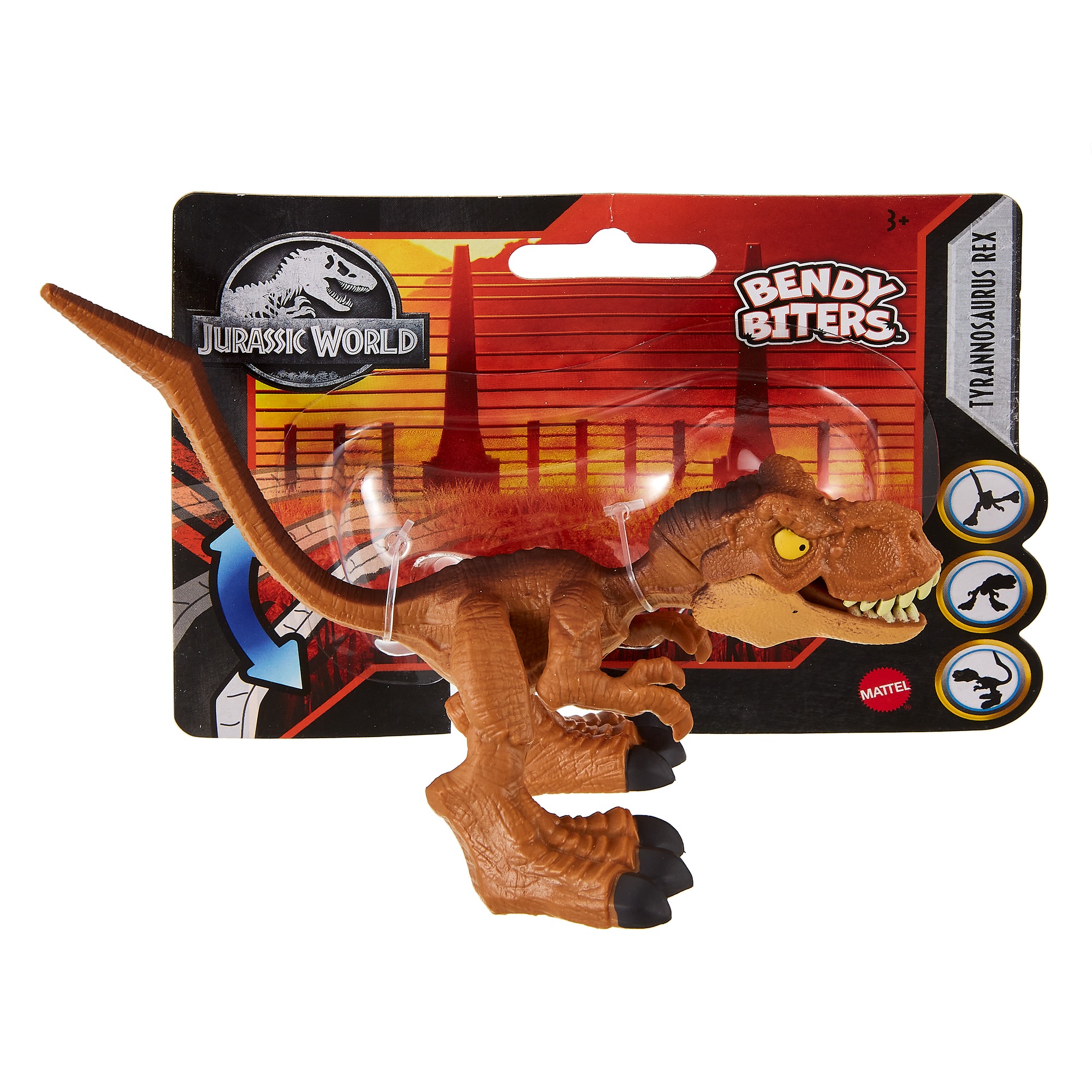 MATTEL GAMES - Jurassic World Dinosauro Bendy Biters 4