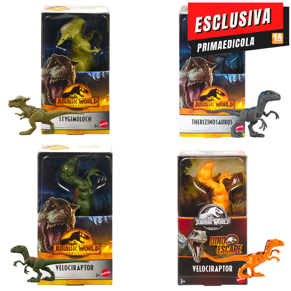 MATTEL GAMES - Jurassic World Dinosauro Classico - Esclusiva PrimaEdicola