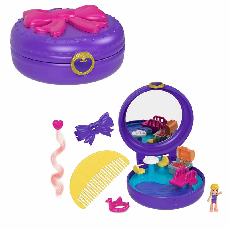 MATTEL GAMES - Polly Pocket - Cofanetto Beauty - Esclusiva PrimaEdicola